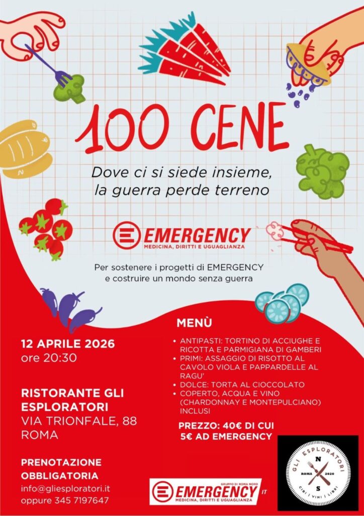 cena-emergency-roma-gli-esploratori